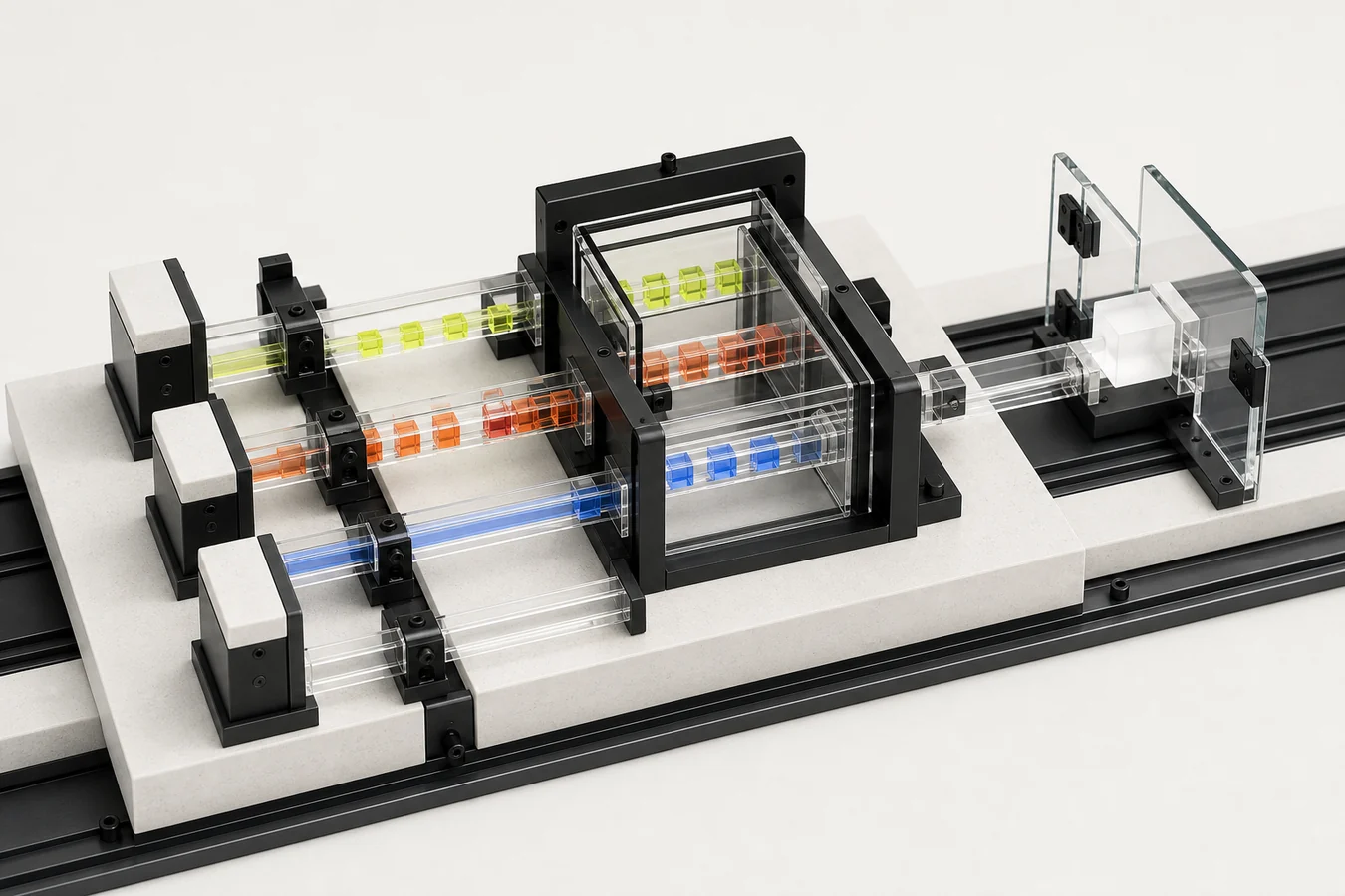 Three traceable sources converging into a controlled reporting module.
